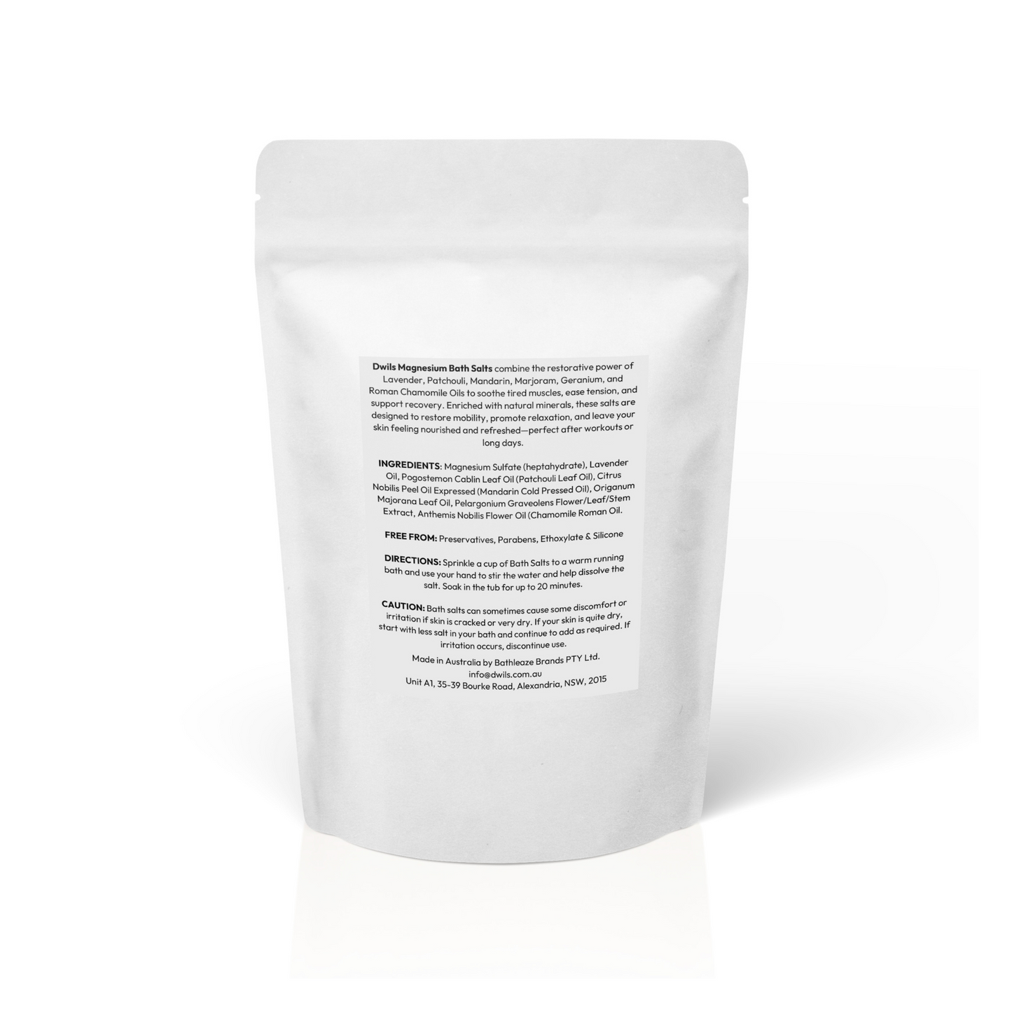 Magnesium Recovery Bath Salts